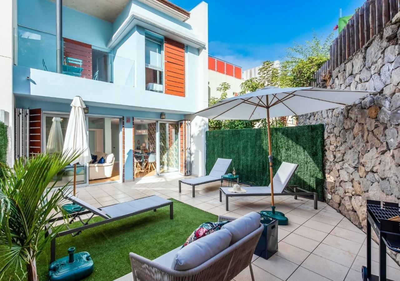 Вилла Family House With Patio And Communal Pool Санта-Урсула Экстерьер фото